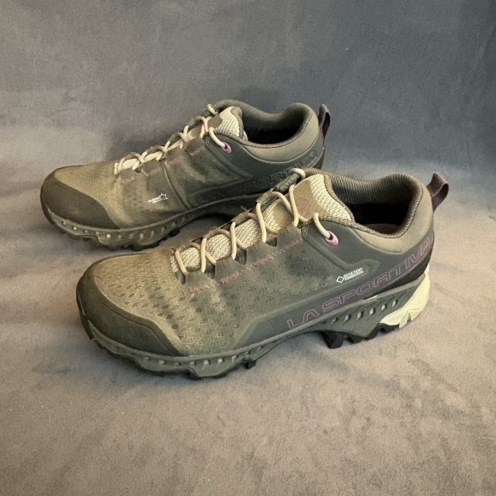 La Sportiva Spire GTX Women's Hiking Shoes Gray Vibram‎ Gore-Tex Size 8.5 - Picture 3 of 10
